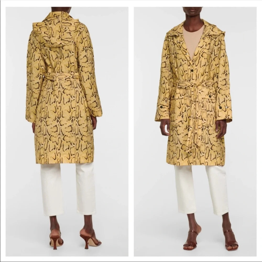 NWT FRAME PYTHON TRENCH COAT